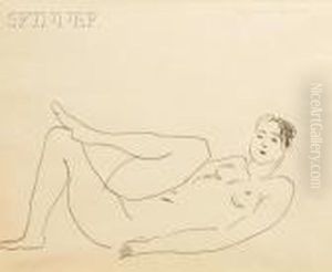 Nu Couche, Jambe Repliee (etude De Jambes) by Henri Matisse
