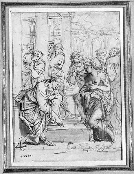 Christ and the Woman taken in Adultery - view 1