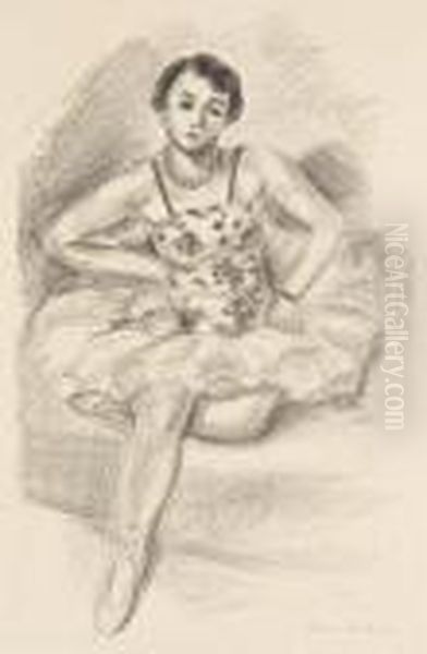 Danseuse Assise (etude Pour Danseuse Classique) - view 1