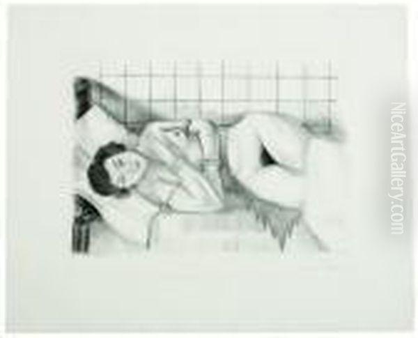 Figure Endormie, Chale Sur Les Jambes - view 1