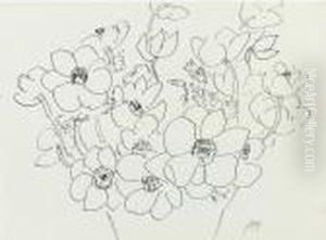 Vase De Fleurs - A Double Sided Work by Henri Matisse