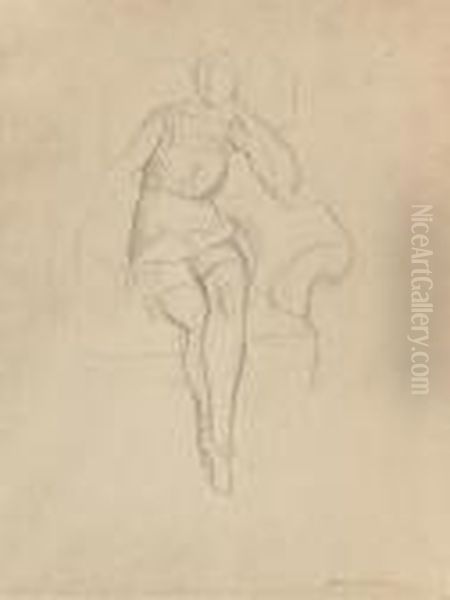 Femme Assise Dans Un Fauteuil - view 1