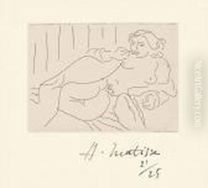 Liegender Akt by Henri Matisse