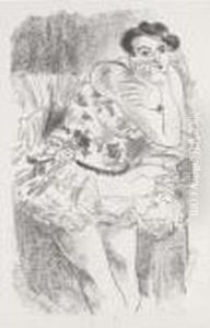 Danseuse Debout Accoudee by Henri Matisse