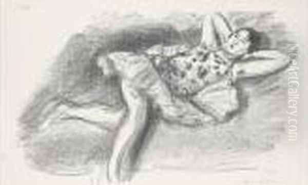 Danseuse Etendue Au Divan - view 1