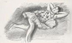 Danseuse Etendue Au Divan by Henri Matisse