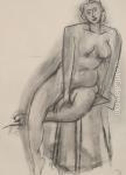 Femme Nue Assise - view 1