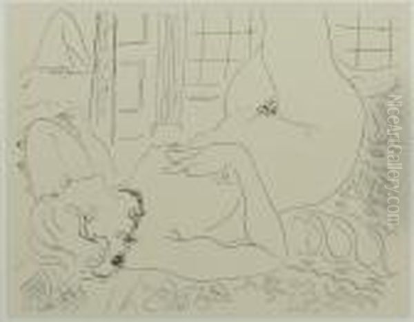 Femme Nue Sur Le Canape - view 1