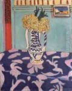Les Coucous, Tapis Bleu Et Rose by Henri Matisse