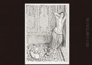 Odalisque Debout Au Plateau De Fruits by Henri Matisse