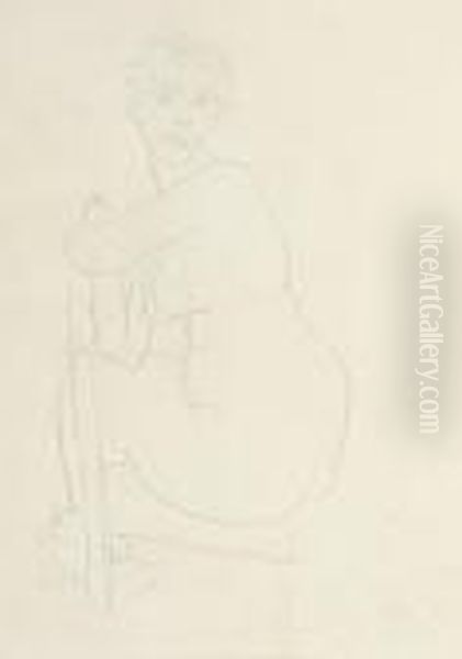 Femme Nue Assise (recto & Verso) - view 1