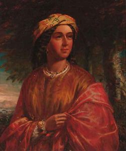Portrait of a lady by John Spanish Phillips