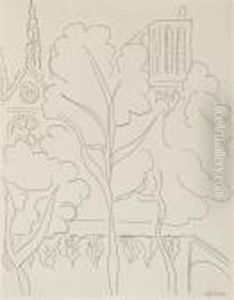 Faux-titre Orne D'une Large Composition Graveesur Bois Et Imprimee En Couleurs by Henri Matisse