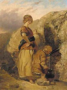 At the spring by Paul Falconer Poole