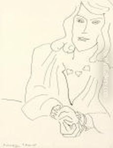 Tete De Femme Avec Collier by Henri Matisse