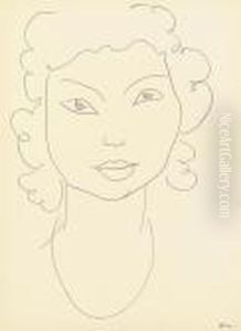 Tete, Cheveux Boucles by Henri Matisse