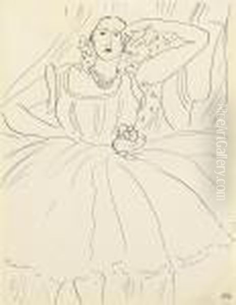 Femme En Robe Du Soir - view 1