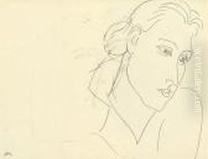 Tete, Regard De Cote by Henri Matisse