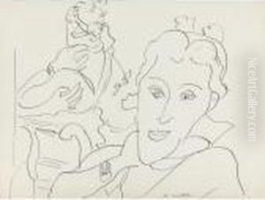 Femme Devant Un Miroir by Henri Matisse
