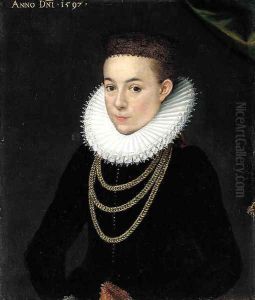 Portrait of a girl by Pieter Pourbus