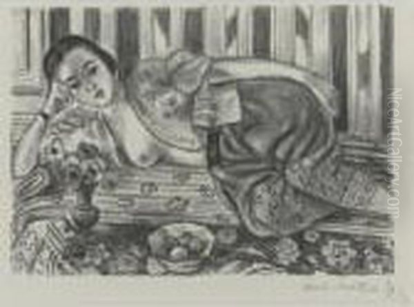 Odalisque A La Culotte De Satin Rouge (d. 456) - view 1