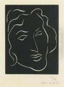 Tete De Femme, Vue De Face (d. 602) by Henri Matisse