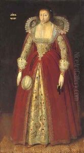 Portrait of a lady, said to be Lady Style by Robert Peake