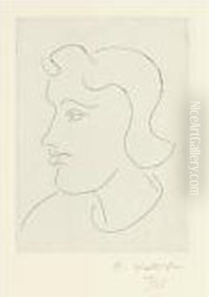 Profil De Jeune Femme (d. 275) - view 1
