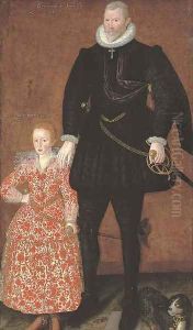 Portrait of Sir Edward Pytts, of Kyre Wyard, Worcestershire, and his grandson Portrait of Sir Edward Pytts, of Kyre Wyard, Worcestershire, and his grandson