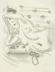 Torse Nu Au Collier D'ambre (d. 502) by Henri Matisse