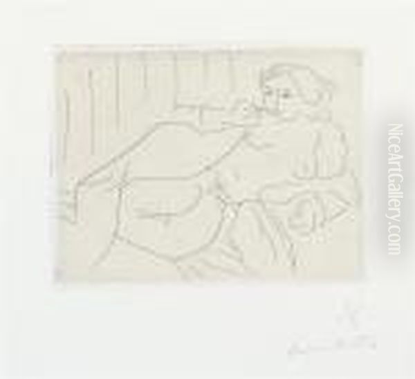 Nu Couche Sur Le Cote, Les Jambes Repliees (d.-m. 189) - view 1