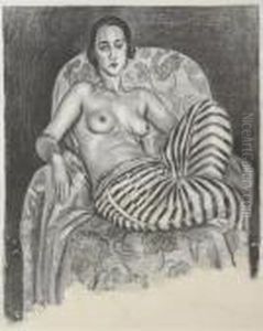 Grande Odalisque A La Culotte Bayadere (d.-m. 455) by Henri Matisse