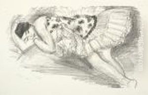 Danseuses Endormie Au Divan (d.-m. 485) by Henri Matisse