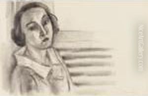Jeune Femme Pres De La Fenetre