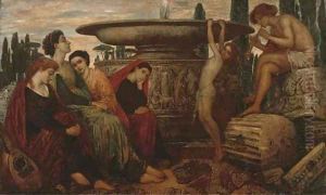 The Grecian fountain by Valentine Cameron Prinsep