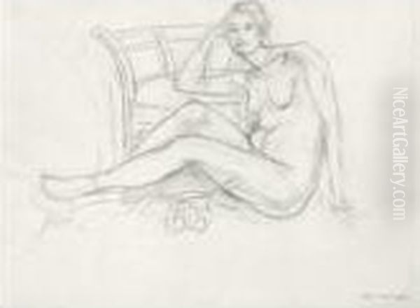 Nu Au Fauteuil Arabe - view 1