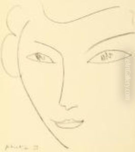 Portrait D'une Jeunefille by Henri Matisse