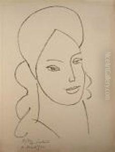 Portrait De Femme.. by Henri Matisse