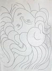Poesies De Mallarme - 10 Hors-texte Sur Chine Volant by Henri Matisse