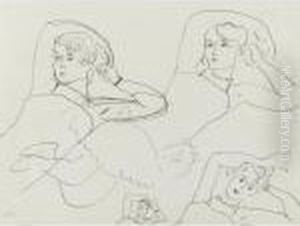 Quatre Etudes D'une Ballerine by Henri Matisse