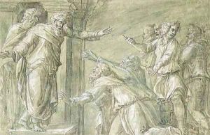 Saint Paul preaching to the Athenians by Biagio Pupini