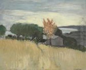 Champs De Ble A Cagnes by Henri Matisse
