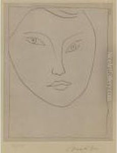 Portrait De Claude D. (d. 585) by Henri Matisse