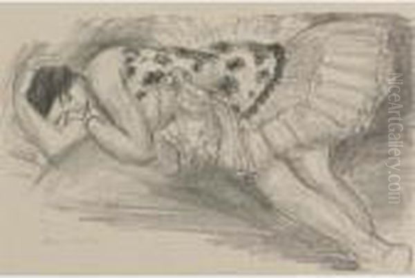 Danseuse Endormie Au Divan (d. 485) - view 1