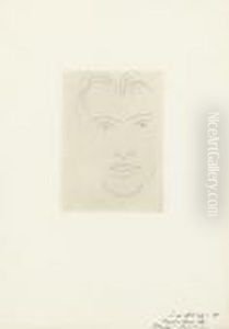 Massia Au Visage Allonge (duthuit 26) by Henri Matisse