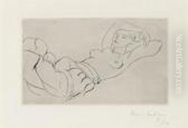 Odalisque Couchee (d. 109) - view 1