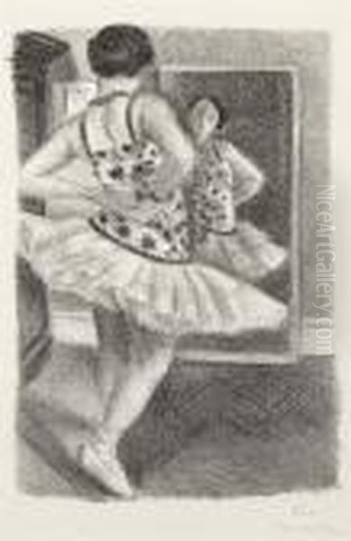 Danseuse Refletee Dans La Glace (d. 490) - view 1