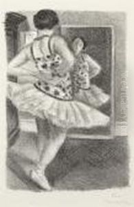 Danseuse Refletee Dans La Glace (d. 490)