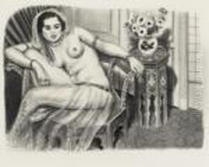 Hindoue A La Jupe De Tulle (d. 510) by Henri Matisse