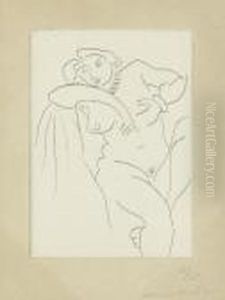 Nu Assis Au Collier De Perles (d. 148) Nu Assis Au Collier De Perles (d. 148)